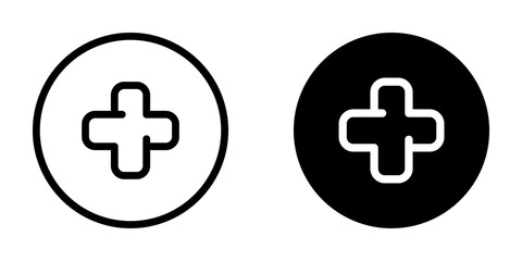 Obraz premium Plus icon. sign for mobile concept and web design. vector illustration