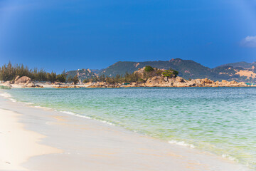 Sandy beach at  the  Escalade- Resort, Province of Ninh Thuan,Vinh Hy,Vietnam,asia