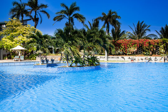 Swimming Pool, Hotel Saigon Ninh Chu Resort, Phan Rang, South China Sea, Province of Ninh Thuan,Phan Rang,Vietnam,asia