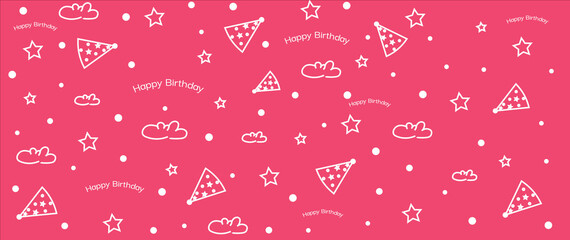 Happy birthday pattern
