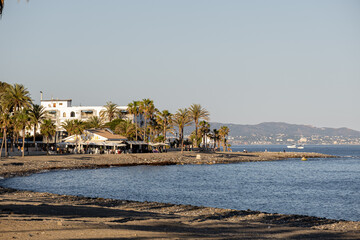 San Pedro Alcántara, Marbella. 23 April of 2023. Chringuito on the beach of Marbella
