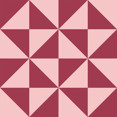 Geometric seamless pattern with triangles. Modern op art abstract background.