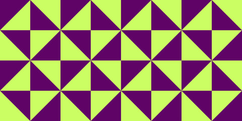 Fototapeta premium Geometric seamless pattern with triangles. Modern op art abstract background.