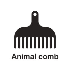 Animal comb icon