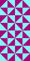Fototapeta premium Geometric seamless pattern with triangles. Modern op art abstract background.