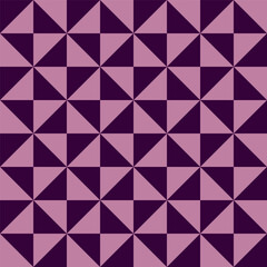 Geometric seamless pattern with triangles. Modern op art abstract background.