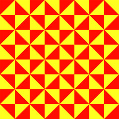 Fototapeta premium Geometric seamless pattern with triangles. Modern op art abstract background.