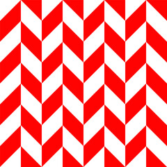 Fototapeta premium Zigzag geometric seamless pattern. Modern op art striped abstract background.