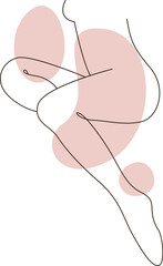 Lined Female Body Part