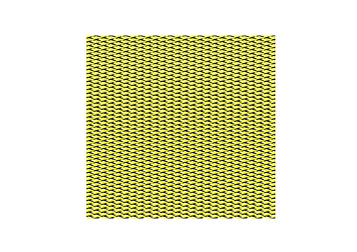 interessante quadratische fl&auml;che mit einem rautenf&ouml;rmigen schwarz-gelben gitter, textiles netz, modern art,