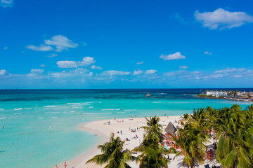 Paisaje Isla mujeres Quintana Roo México 
