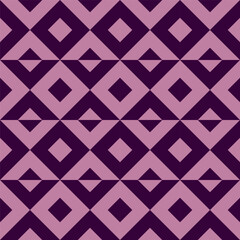 Geometric seamless pattern with rhombuses. Modern op art abstract background.