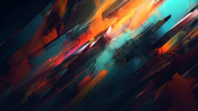 abstract background painting generative ai