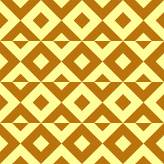 Geometric seamless pattern with rhombuses. Modern op art abstract background.