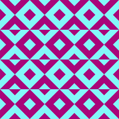 Geometric seamless pattern with rhombuses. Modern op art abstract background.