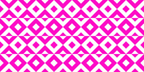 Geometric seamless pattern with rhombuses. Modern op art abstract background.