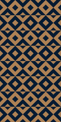 Geometric seamless pattern with rhombuses. Modern op art abstract background.
