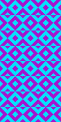 Geometric seamless pattern with rhombuses. Modern op art abstract background.