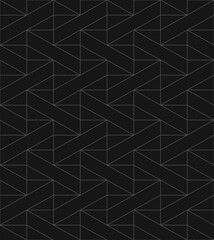 Elegant geometric seamless pattern. Stylish triangular grid texture.