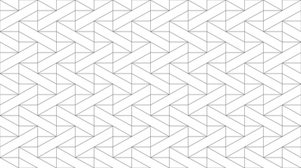 Elegant geometric seamless pattern. Stylish triangular grid texture.