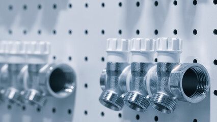 Plumbing fixtures and piping parts, brass connector water valve for pipe, Brass water valve