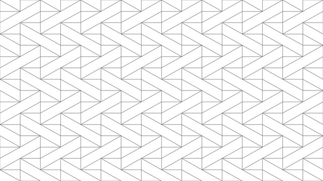 Elegant geometric seamless pattern. Stylish triangular grid texture.