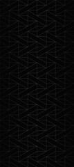 Elegant geometric seamless pattern. Stylish triangular grid texture.