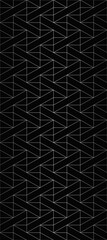 Elegant geometric seamless pattern. Stylish triangular grid texture.