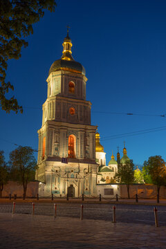 Saint Sophia Cathedral at night