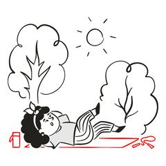 woman doing a workout in the park