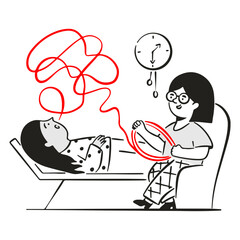 Physiotherapist  helping patient