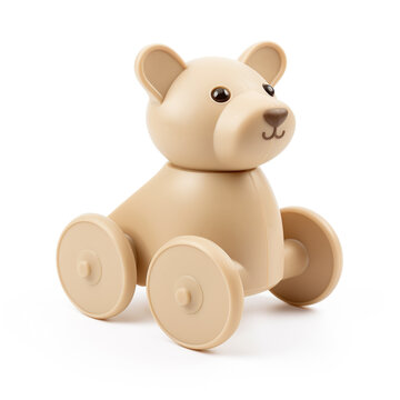 Beige teddy bear toy image 