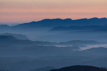 Mountains silhouette