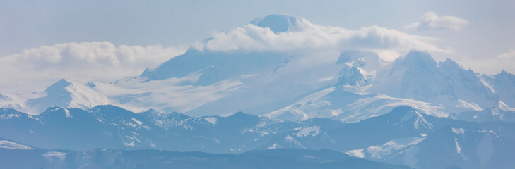 Mountains as seen from Blaine WA