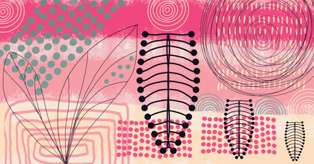 abstract background with city