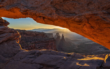 Canyonlands Window on Sunrise