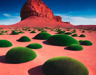 Tuinposter Desierto Surreal   Generative AI © ADX