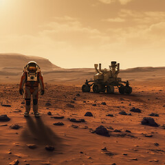 Photos from mars surface ships and people