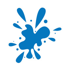 Water color paint splatter illustration