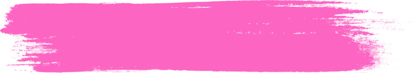 Pink brush stroke isolated on background. Paint brush stroke vector for ink paint, grunge design element, dirt banner, watercolor design, dirty texture. Trendy brush stroke, vector illustration