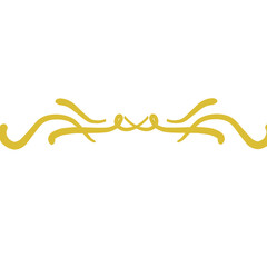 Golden Dividers Thin Line Element 