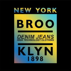 typography design vectors A poster for new york shows a new york brand