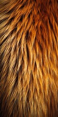 Fototapeta premium Capybara Fur Texture. Generative ai