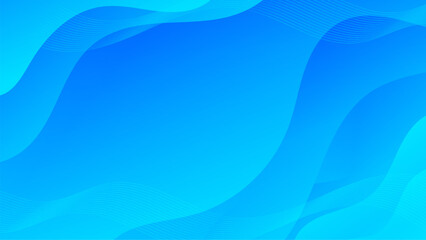Abstract Gradient Blue liquid background. Modern background design. Dynamic Waves. Fluid shapes composition. Fit for website, banners, brochure, posters