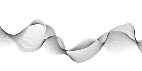 Abstract wavy curve lines technology, business and banner background. 