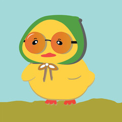 duck Illustration vector art
