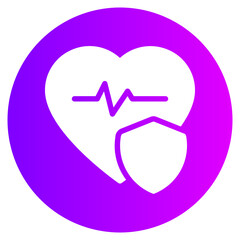 health insurance gradient icon