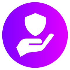 insurance gradient icon