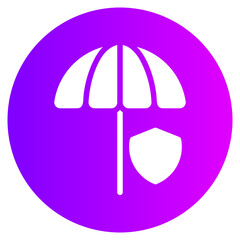 insurance gradient icon