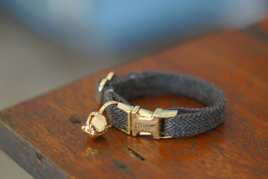 Collars for animals with names engraved.